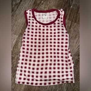 Kate Quinn gingham tank